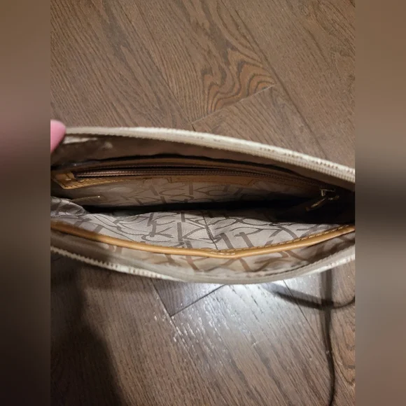 Calvin Klein Beige and Tan Crossbody Bag - Picture 4 of 7